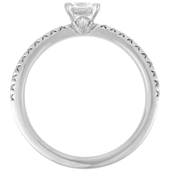 TIFFANY Silver Diamond Ring - Picture 4 of 9